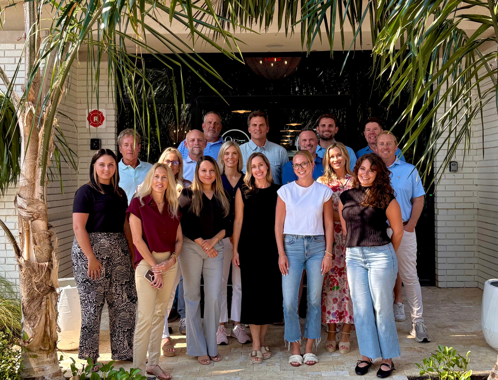 The Terra Innovations team gathered outside the Ponte Vedra Beach office